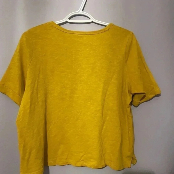 Anthropologie Pure + Good  Rolled Sleeve Tee - Picture 3 of 3